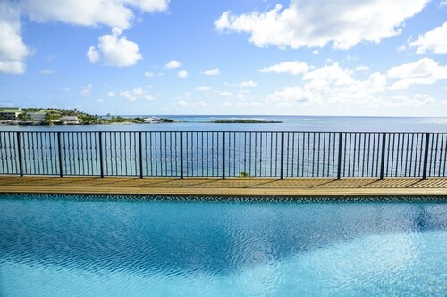 Waterfront 5BR Villa near English Harbour | Private Pool & AC