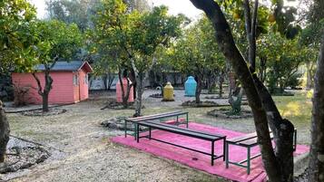 Overnattingsstedets uteområder