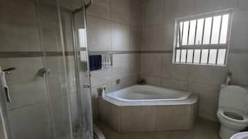 Towels, soap, toilet paper