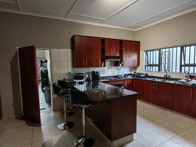 Cozy bedroom ensuite, fully equipped retreat.