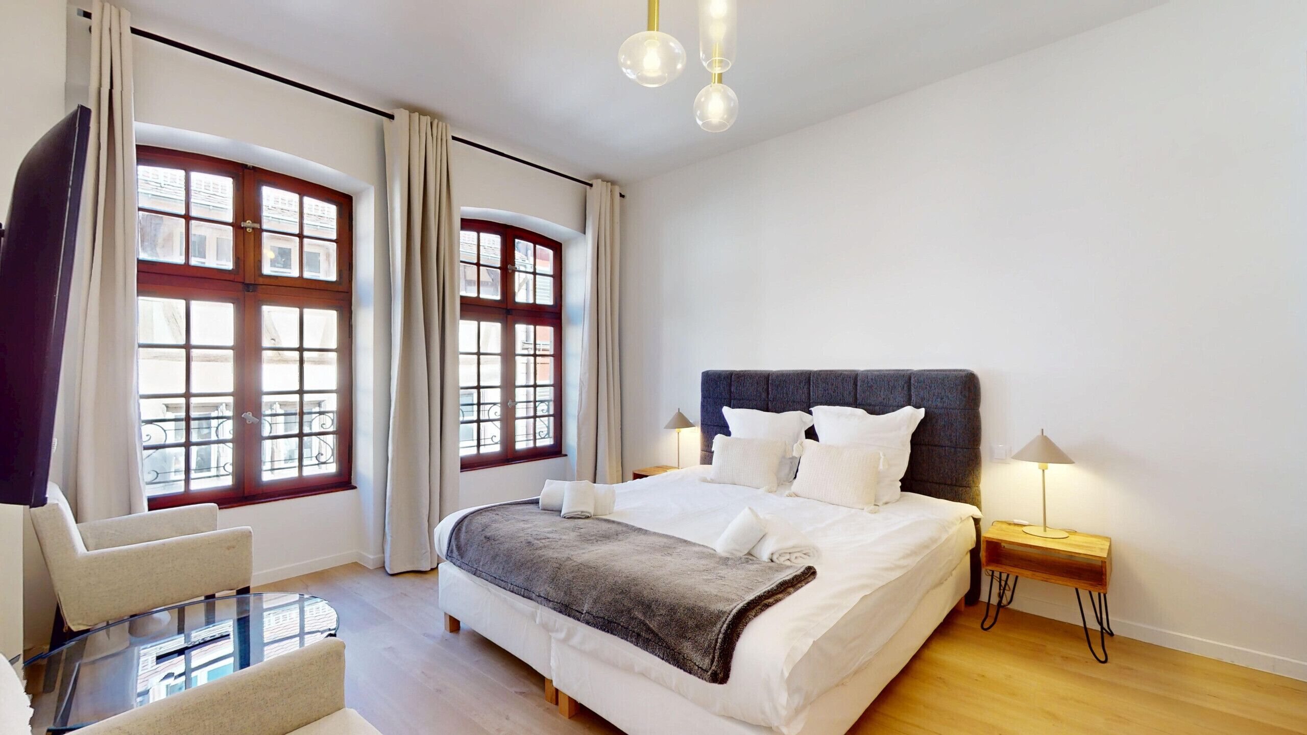 1 chambre, fer et planche à repasser, Wi-Fi gratuit, draps fournis