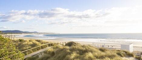 Aan het strand