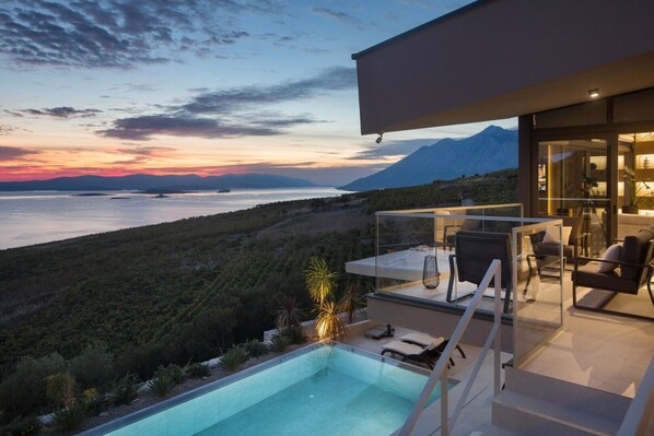 Indoor pool, a heated pool - Luxury Villa Energy Orebic Peljesac (Orebic)