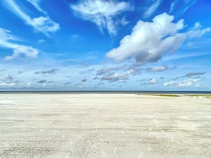 On the beach