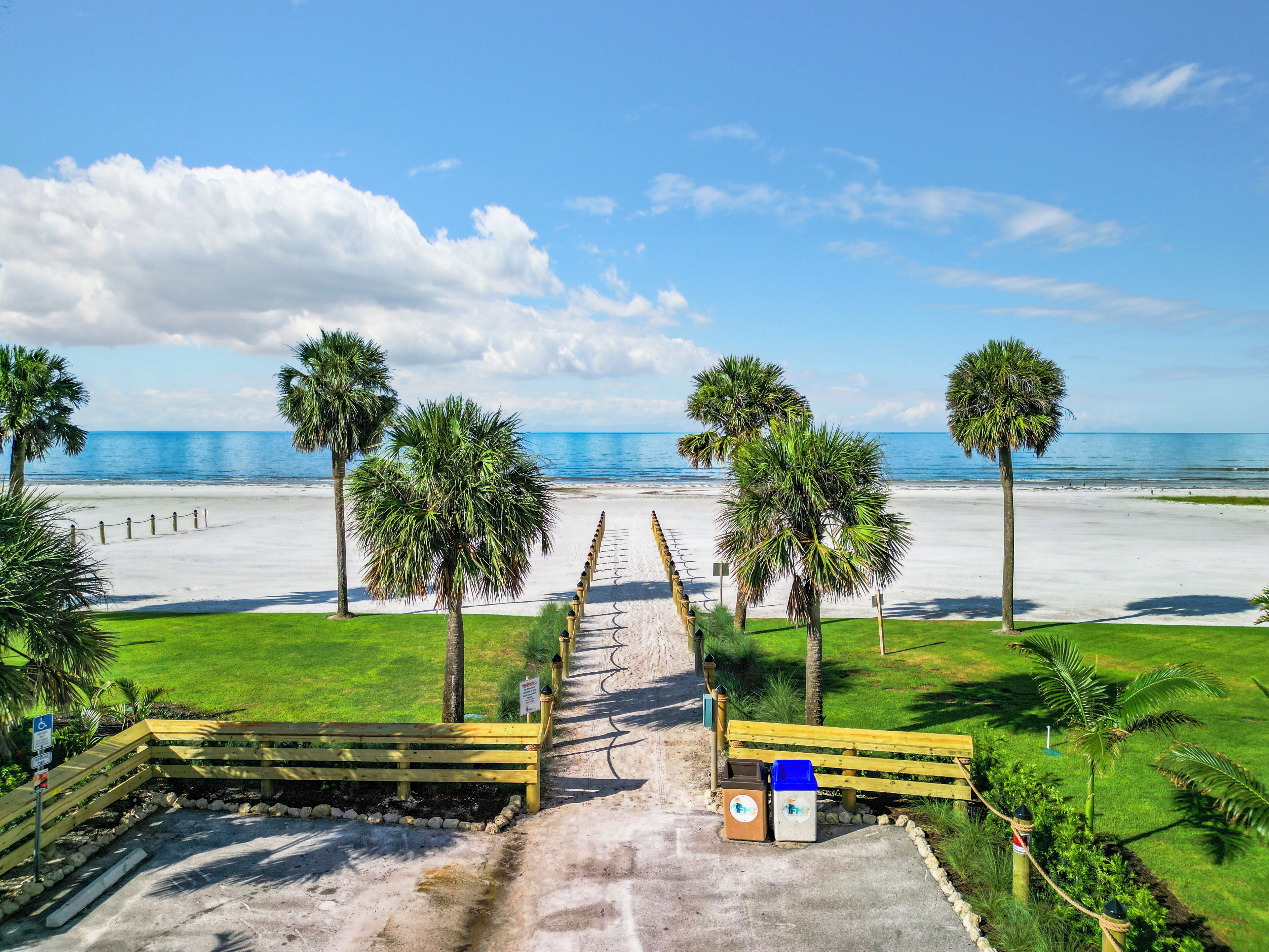 Accommodatie ligt op het strand