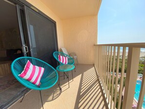 Terrace/patio - CT 705 Charming 2-bedroom condo in ever-popular Cape Canaveral (Cape Canaveral)
