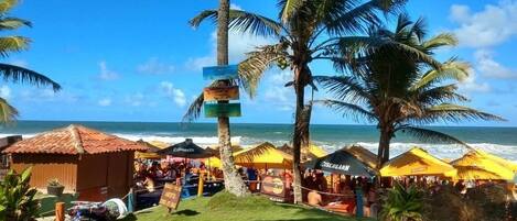 Sun loungers, beach towels