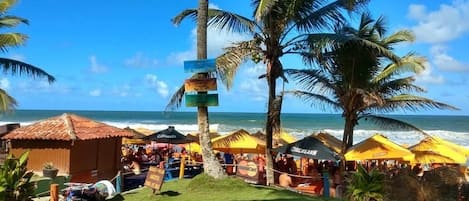 Sun loungers, beach towels