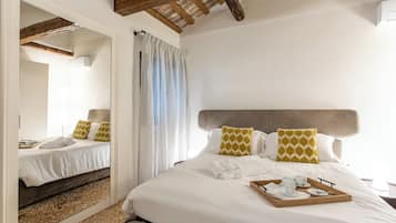 Down duvets, individually decorated, individually furnished