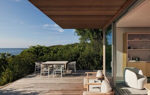 Casa de campo superluxo, vista para a baía | Terraço/pátio