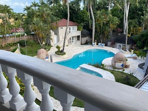 Single Room, Balcony, Pool View | Terrace/patio - Hotel El Koaba (Cabarete)