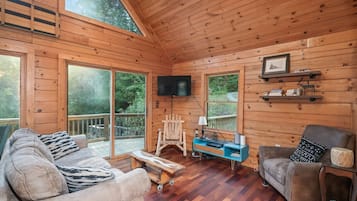 TV, fireplace, table tennis