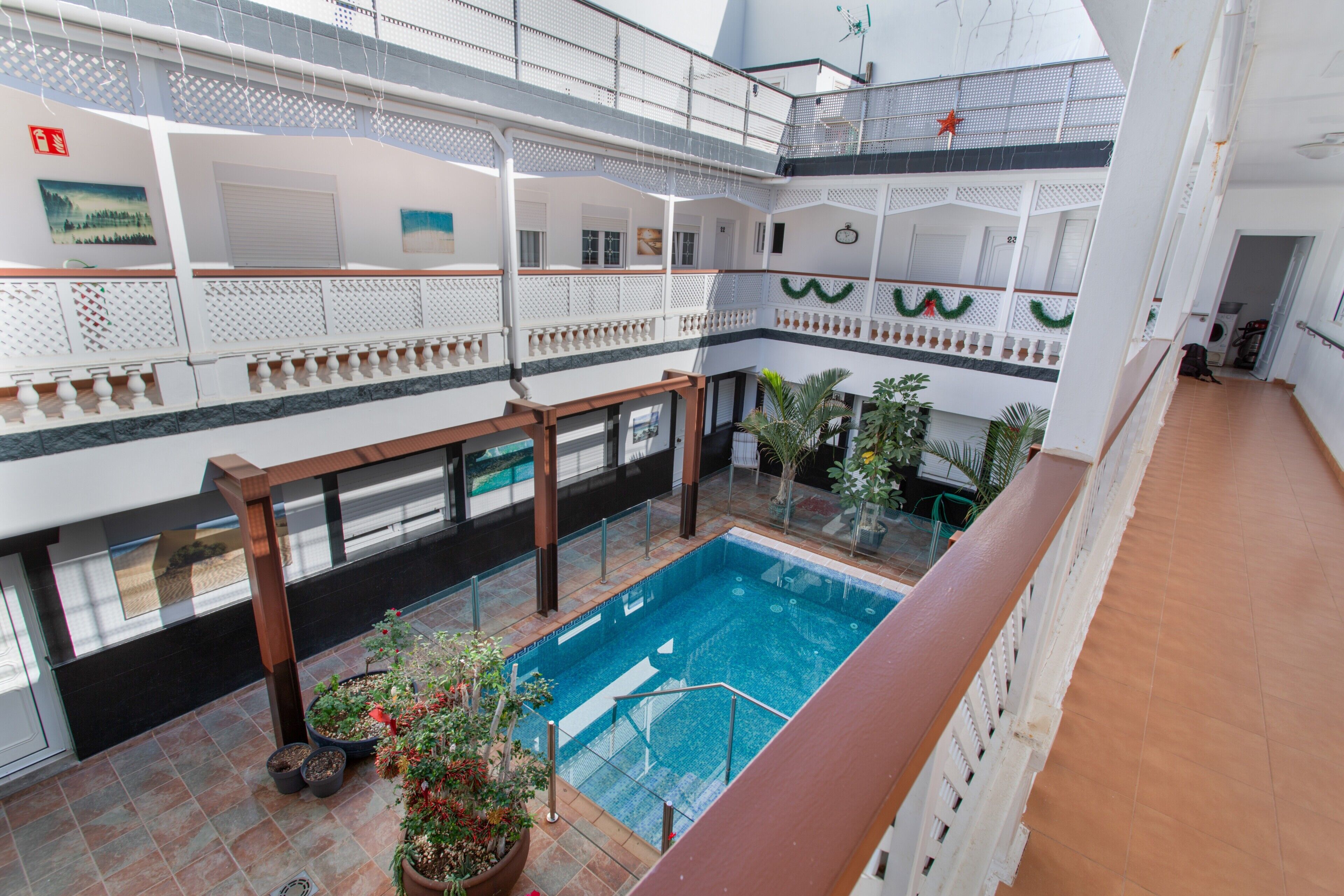 Una piscina climatizada