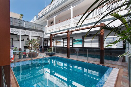 Studio de vacances 'Paula - 13' avec piscine partagée, terrasse partagée et Wi-Fi