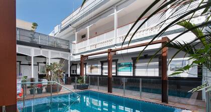 Studio de vacances 'Paula - 13' avec piscine partagée, terrasse partagée et Wi-Fi