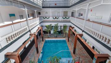 Una piscina climatizada