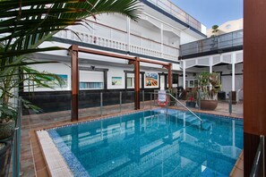 Una piscina climatizada