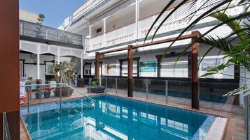 Una piscina climatizada