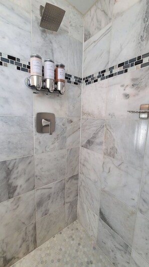 Hair dryer, towels, soap, shampoo - Cozy Basement Suite with Outdoor Oasis in NE Washington, DC! (Washington)