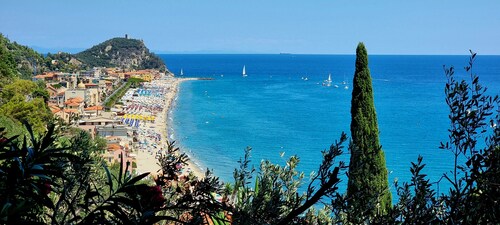Maison de vacances 'Il Carrubo' avec vue mer, Wi-Fi et climatisation