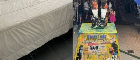 1 室のベッドルーム、WiFi (無料)、ベッドシーツ