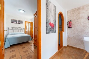 1 makuuhuone, vuodevaatteet