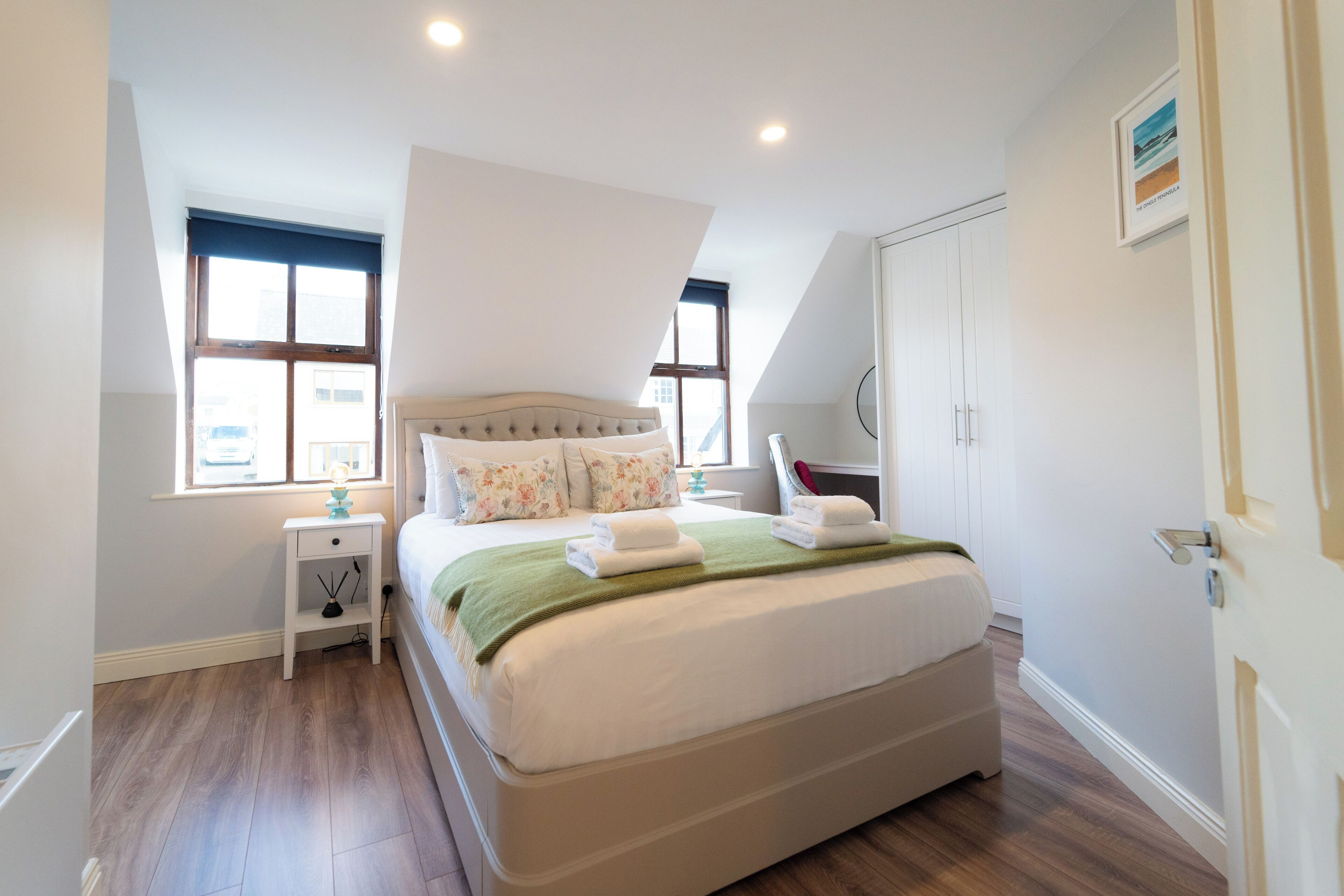 2 bedrooms, iron/ironing board, travel crib, WiFi