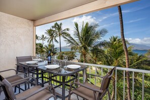 Luxury Condo, Multiple Beds, Ocean View, Beachfront | Balcony view - Oceanfront Modern & Elegant Vistas (Kihei)