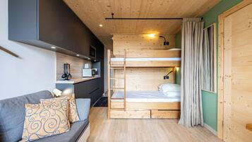 Een strijkplank/strijkijzer, gratis wifi