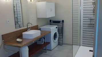 Shower, hair dryer