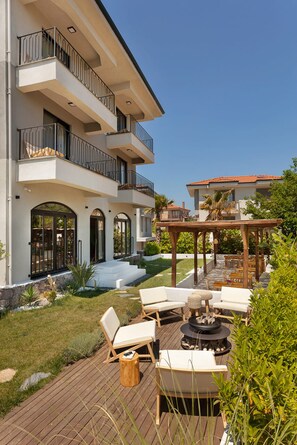 Uitzicht vanuit accommodatie