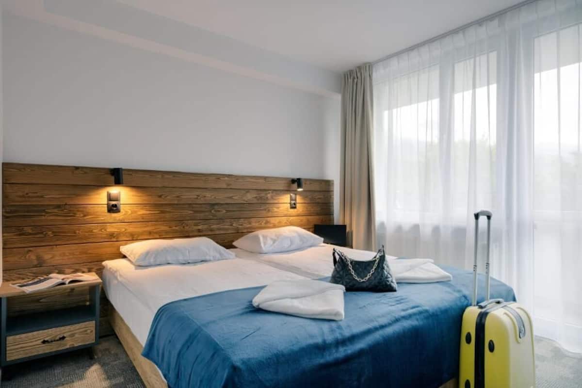Standaard tweepersoonskamer, balkon | Gratis wifi, beddengoed