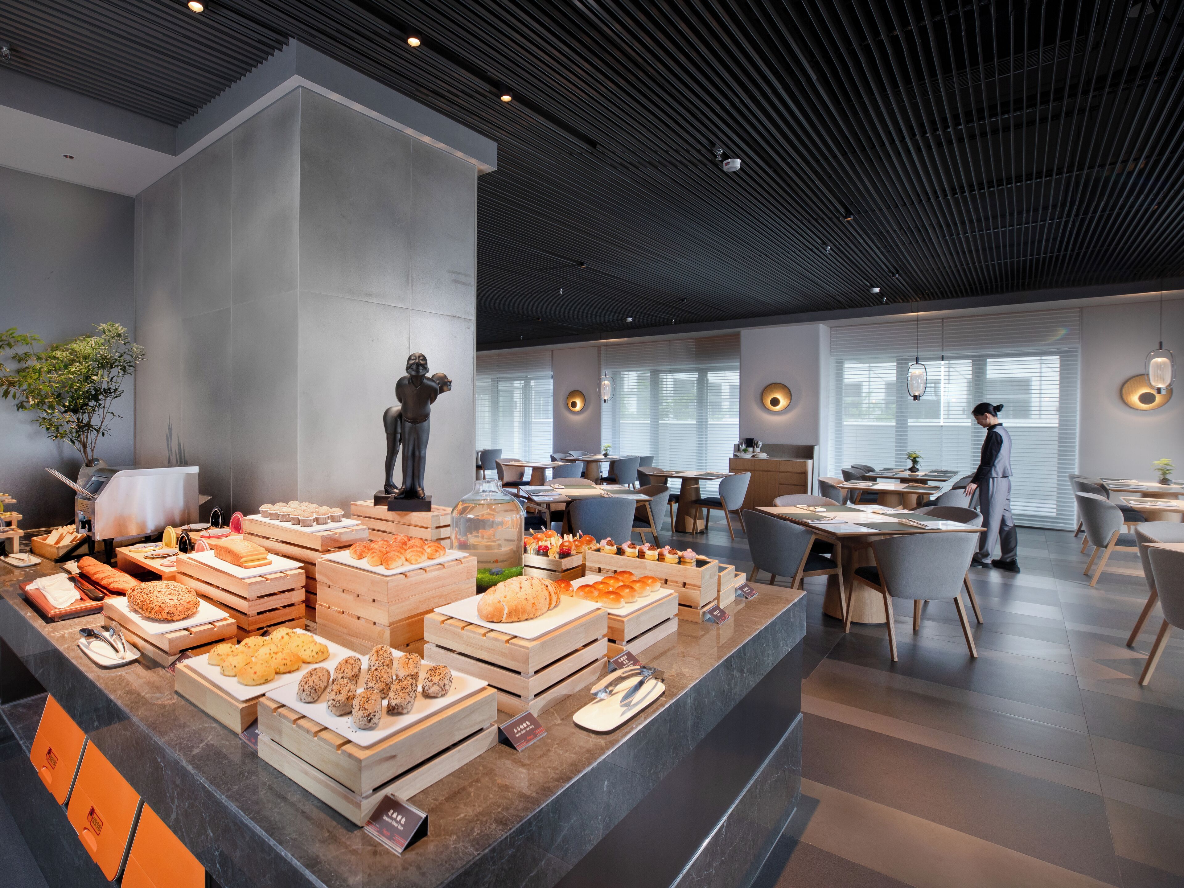 Desayuno buffet diario (CNY 68 por persona)