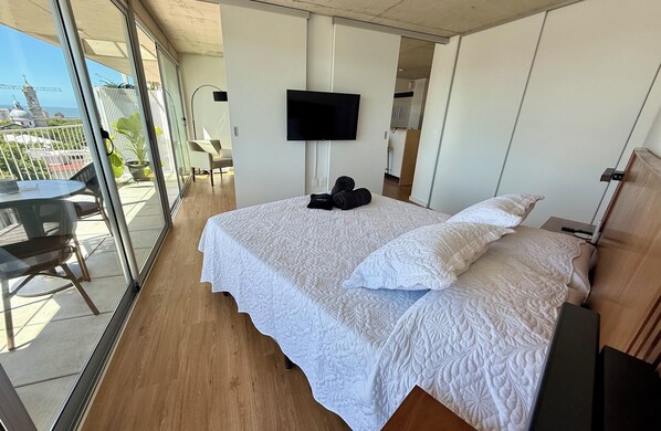 1 bedroom, iron/ironing board, Internet, bed sheets