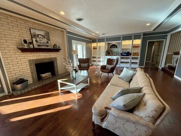 Family Room with Mini Bar Sink