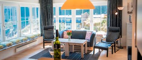 Deluxe-Apartment, 4 Schlafzimmer | Wohnzimmer