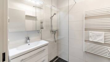 Shower, hair dryer