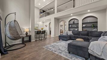 TV, DVD player, offices