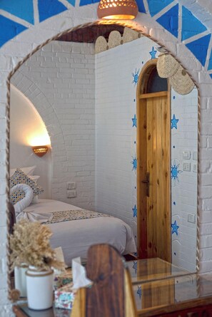 Chambre Deluxe double, vue sur le fleuve | Draps en coton égyptien, literie de qualité, couette en duvet, minibar