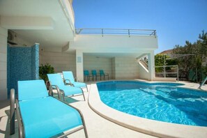 Outdoor pool - Apartments Relax Brela (Brela)