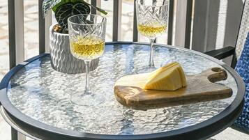 Junior-Studiosuite, Balkon, Poolblick | Terrasse/Patio