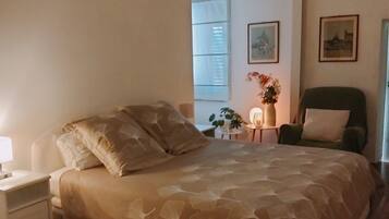 1 chambre, fer et planche à repasser, Wi-Fi gratuit, draps fournis