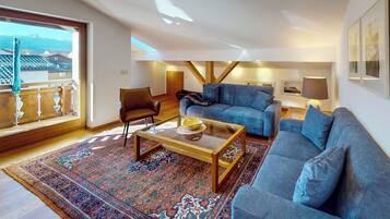 TV, DVD player, books