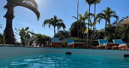 Casita criolla encantadora con piscina, aire acondicionado y aparcamiento - Cerca playa Grand'Anse