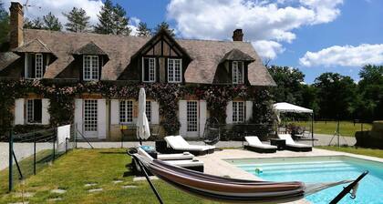 Ăvasion Sologne : Maison de charme, piscine privĂ©e, animaux permis