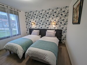 2 chambres, Wi-Fi gratuit, draps fournis
