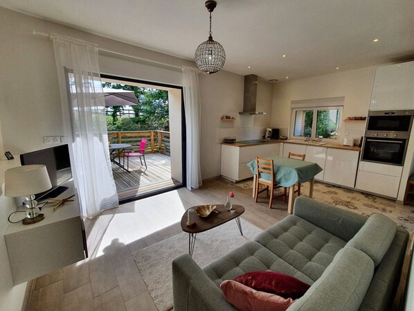 TV - Charming farm stay with terrace and pond view (Chilleurs-aux-Bois)