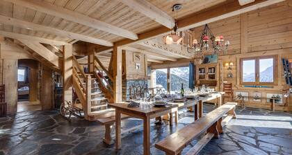Spacious chalet near slopes with south terrace