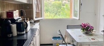 F3 Apartment in Amélie-les-Bains with Wifi and portable air conditioning for 4 guests