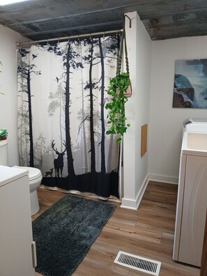 Hiustenkuivaaja, pyyhkeet, saippua, sampoo